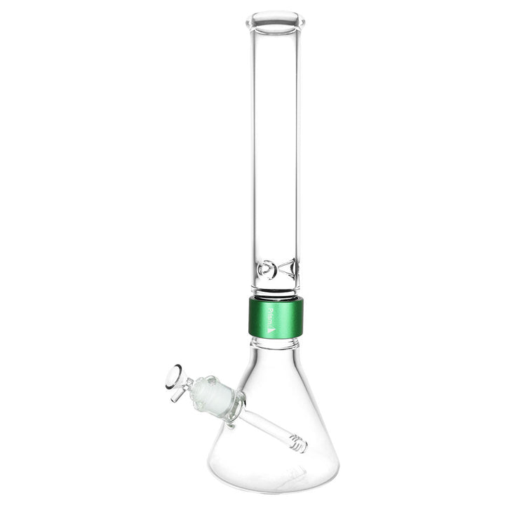 Prism Tall Beaker Single Stack Water Pipe | 18" | 14mm F | Clear - Headshop.com