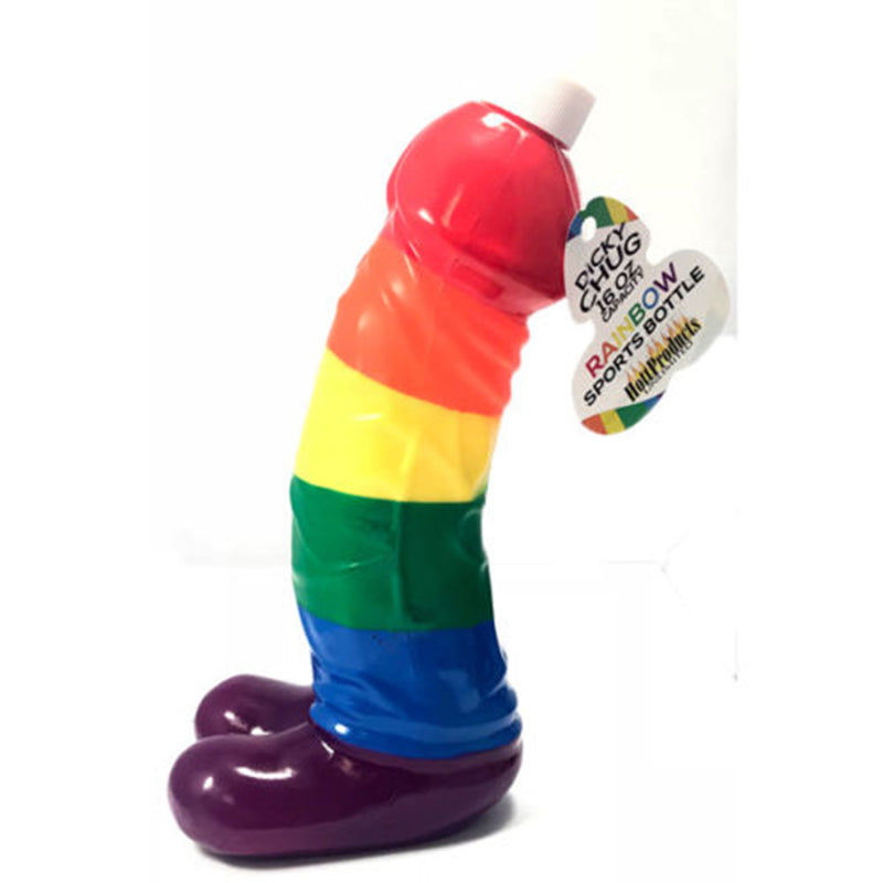 Rainbow Dicky Chug Sports Bottle - Headshop.com