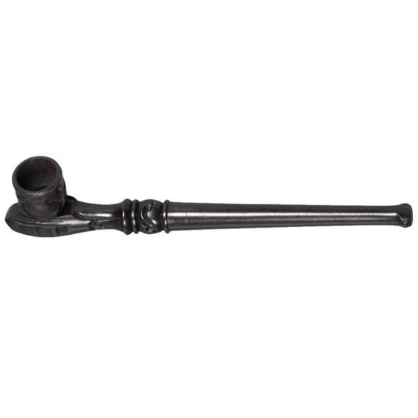Carved Wood Hand Pipe | 6 Inch Carved Wood Hand Pipe | 6 Inch