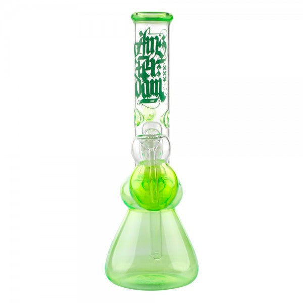 Amsterdam | 12" Black Glass Water Pipe w/ Tree Perc - Headshop.com