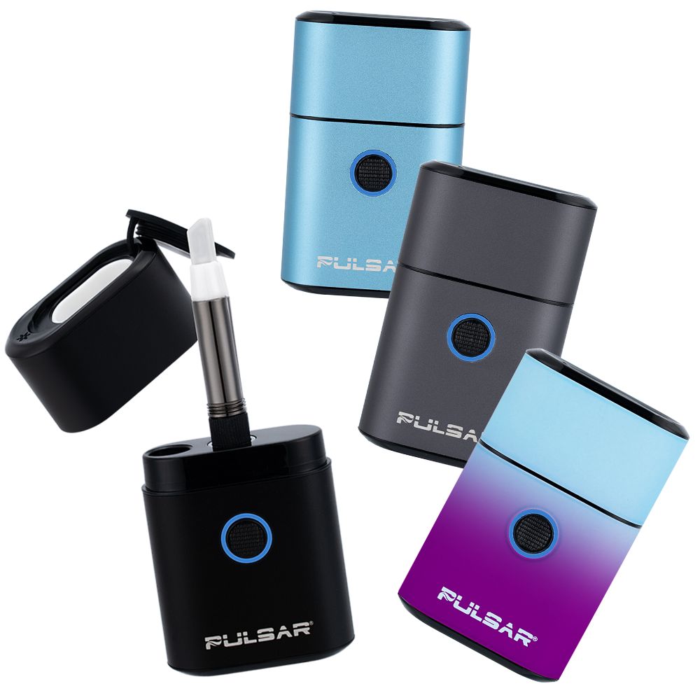 Pulsar Hot Knife Box 2-in-1 Electric Loading Tool & Dab Container | Black | 650mAh | 8pc Display - Headshop.com