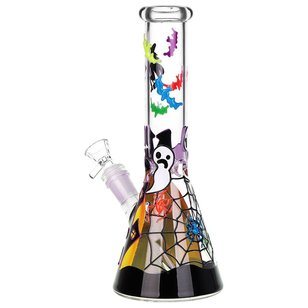 Haunted House Beaker Glass Water Pipe - 10" / 14mm F