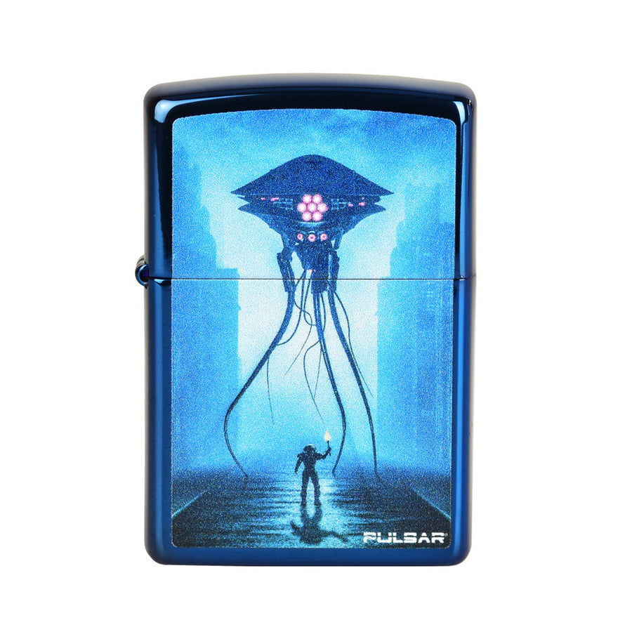 Zippo Lighter | Pulsar Tripod Confrontation | Sapphire - Headshop.com