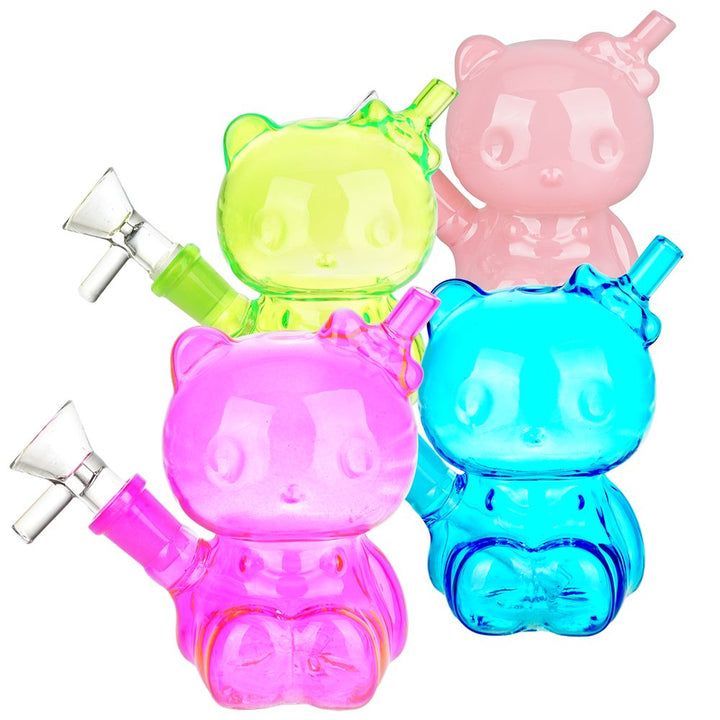 Hello Kitty Glass Water Pipe - 4" / 14mm F - Headshop.com