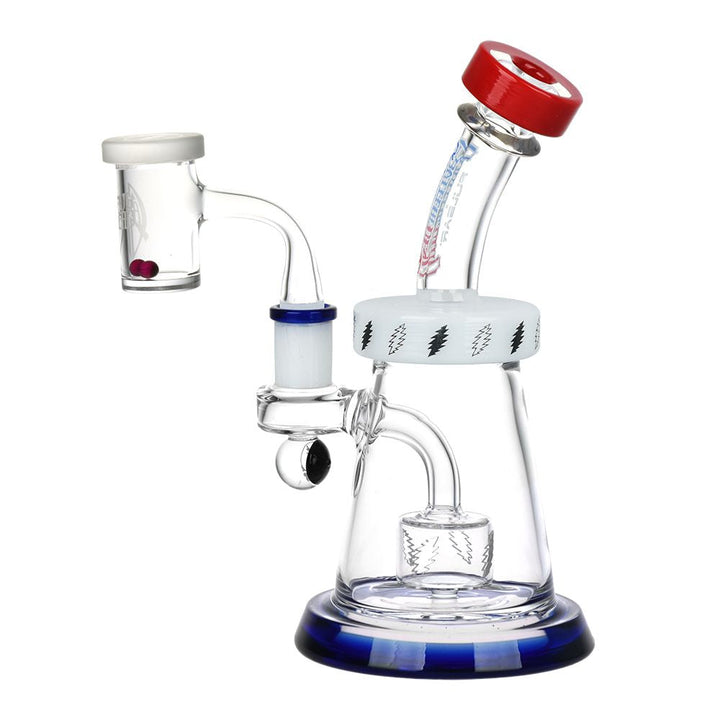 Grateful Dead x Pulsar Lightning Bell Dab Rig Set - 7.5" / 14mm F - Headshop.com