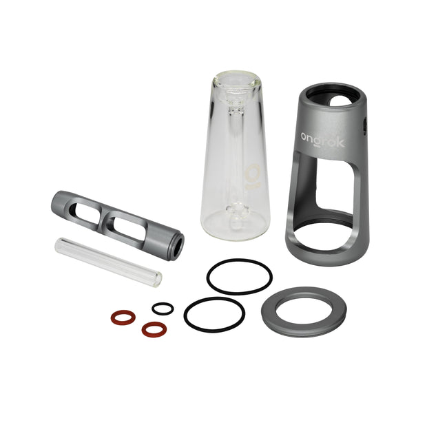 ONGROK Portable Glass Aluminum Bubbler Pipe - Headshop.com