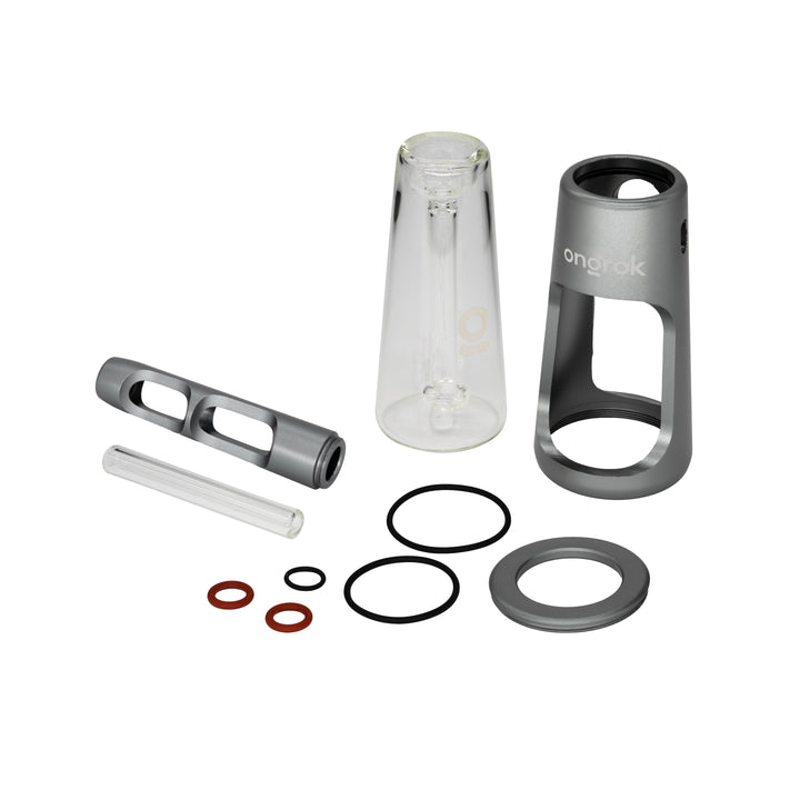 ONGROK Portable Glass Aluminum Bubbler Pipe - Headshop.com