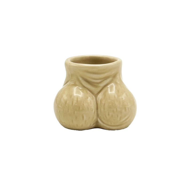 Lets Get Nuts Ceramic Shot Glass - 2oz - Headshop.com