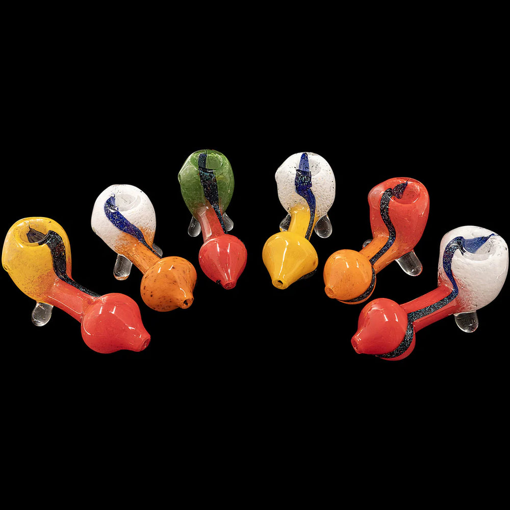 LA Pipes "Star Walker" Sitting Dichro Sherlock Pipe - Headshop.com