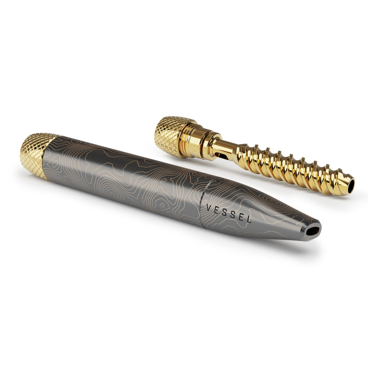 Helix pipe Gunmetal by vessel - Headshop.com