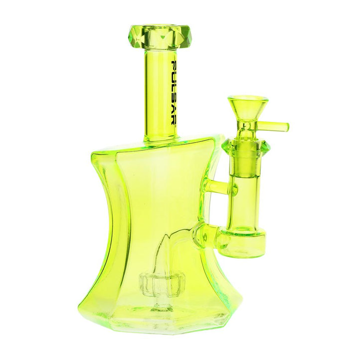 Pulsar Drippy Diamonds Glass Water Pipe | 7.5" | 14mm F