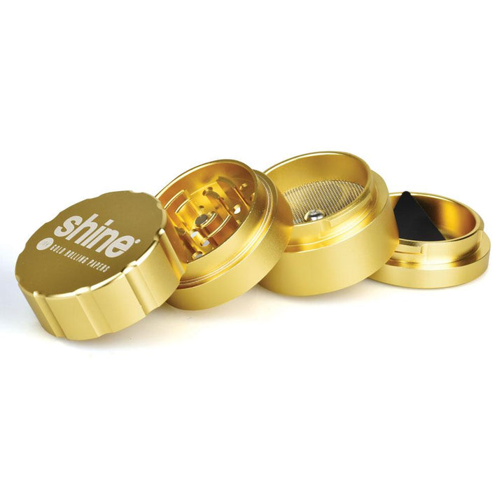 Shine Gold Herb Grinder - Headshop.com