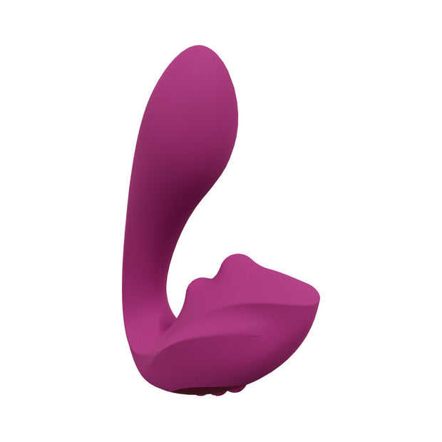 VIVE YUKI Rechargeable Dual Motor G-Spot Vibrator with Massaging Beads Pink - Headshop.com