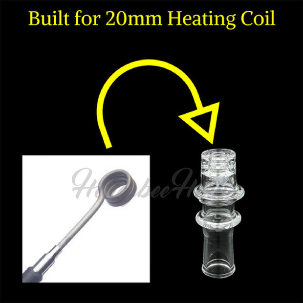 Honeybee Herb Honeycomb Barrel Quartz Enail |YL - Headshop.com