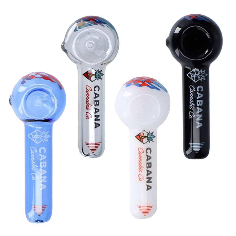 Cabana Cannabis Co The Afterglow Spoon Hand Pipe - 5"/Colors Vary - Headshop.com