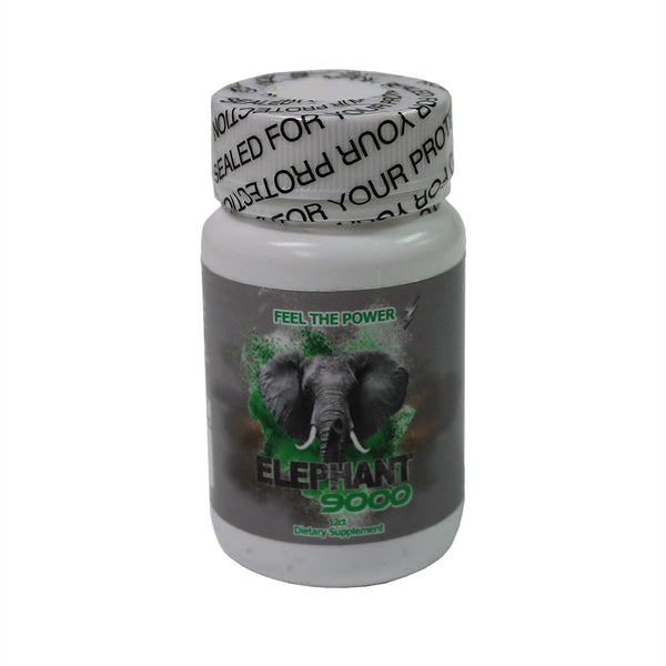 Elephant 9000 Male Enhancer 12ct Bottle Elephant 9000 Male Enhancer 12ct Bottle
