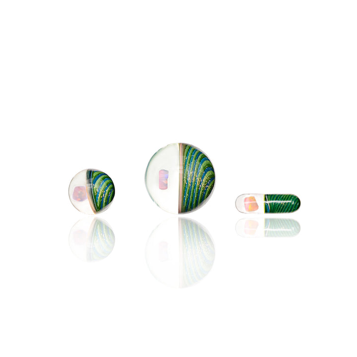 Calibear Classic Opal Terp Slurper Marble Set (3pc) - Headshop.com