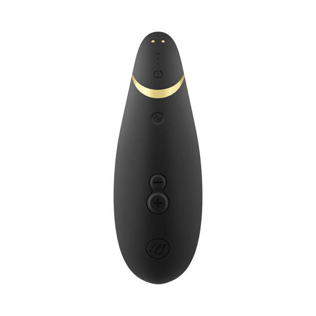 Womanizer Premium 2 Rechargeable Silicone Luxurious Pleasure Air Clitoral Stimulator Black - Headshop.com