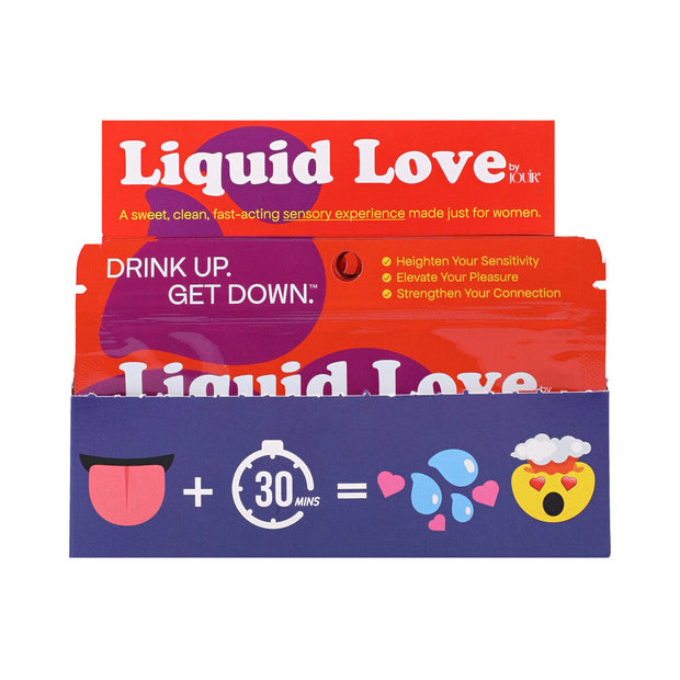 Liquid Love by Jouir Drink Up Get Down Sweet Sexual Supercharger 12-Pack Display - Headshop.com