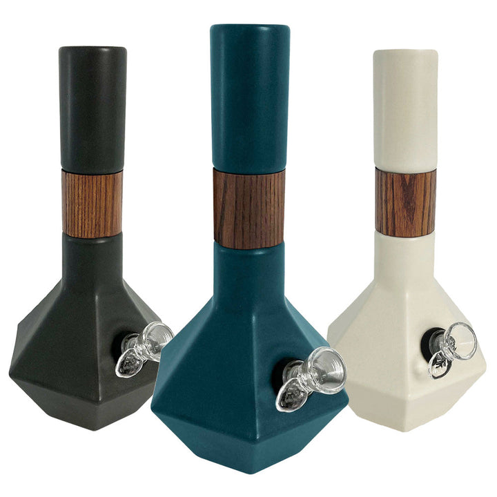 Oak and Earth Creations Mahuta Water Pipe - 10.5"/14mm F - Headshop.com