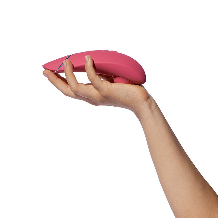 Womanizer Premium 2 Rechargeable Silicone Luxurious Pleasure Air Clitoral Stimulator Raspberry - Headshop.com
