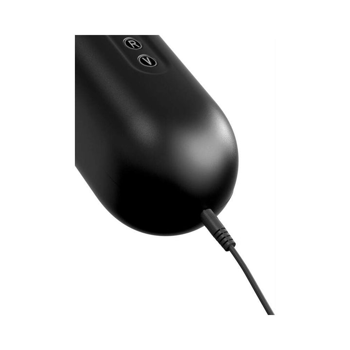 PDX Elite Moto Blower Rechargeable Thrusting Vibrating Suction Masturbator Clear/Black - Headshop.com