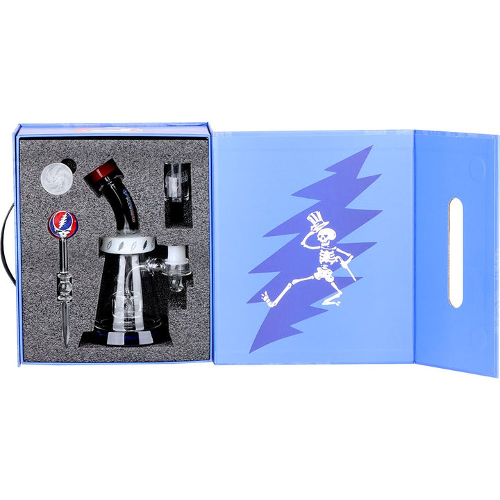 Grateful Dead x Pulsar Lightning Bell Dab Rig Set - 7.5" / 14mm F - Headshop.com