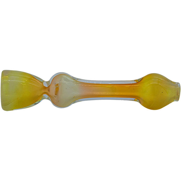 LA Pipes "Chill Fumes" Silver Fumed Chillum - Headshop.com