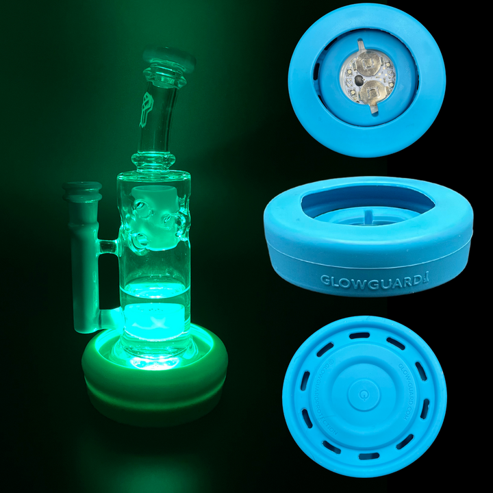 Bong Base Bumper USB Rechargeable 3in-4.25in Bases Silicone Fits Variety of Shapes - Headshop.com
