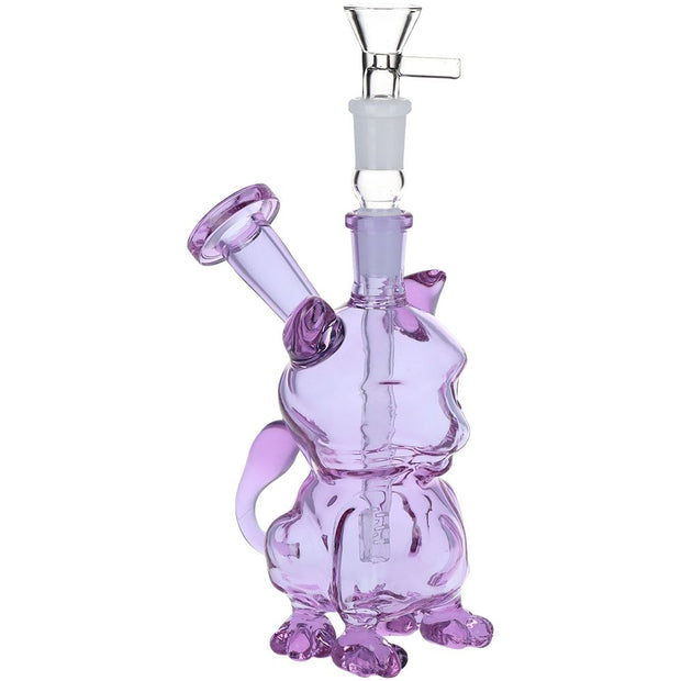 Purr-haps It's A Cat Glass Water Pipe - 6" / 14mm F - Headshop.com
