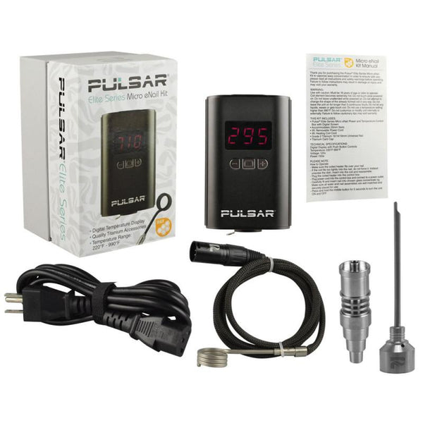 Pulsar Elite Series Micro eNail Kit w/ Carb Cap Pulsar Elite Series Micro eNail Kit w/ Carb Cap