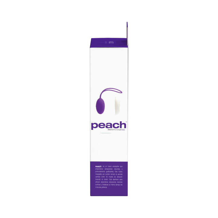 VeDO Peach Rechargeable Egg Vibe - Into You Indigo - Headshop.com