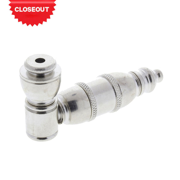 NICKEL MEDIUM CHAMBER HAND PIPES NICKEL MEDIUM CHAMBER HAND PIPES