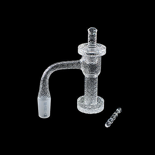 Space King Fully Fused Engraved Terp Slurper (Black / Gold) - Headshop.com