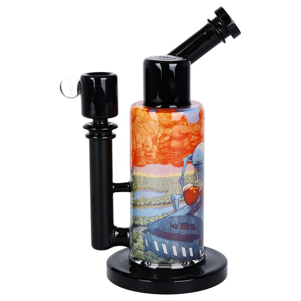 Grateful Dead x Pulsar Inside Print Water Pipe - 8.5" / 14mm F / Boxer - Headshop.com