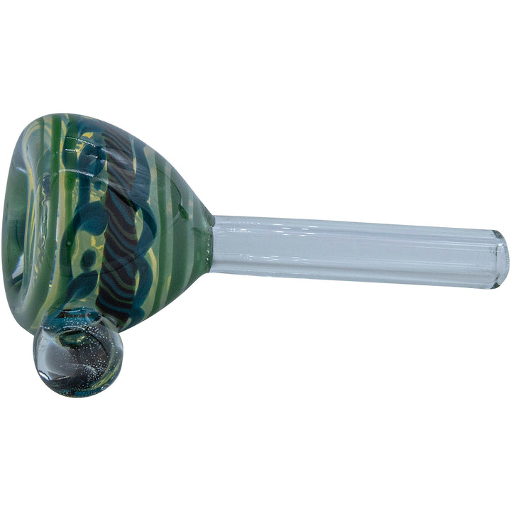 LA Pipes Painted Warrior Pull-Stem Slide Bowl - Headshop.com