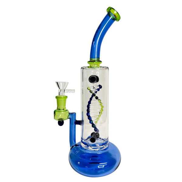 Daze Glass - 2nd Gen Spinning DNA & Turbine Perc Glass Water Pipe Daze Glass - 2nd Gen Spinning DNA & Turbine Perc Glass Water Pipe