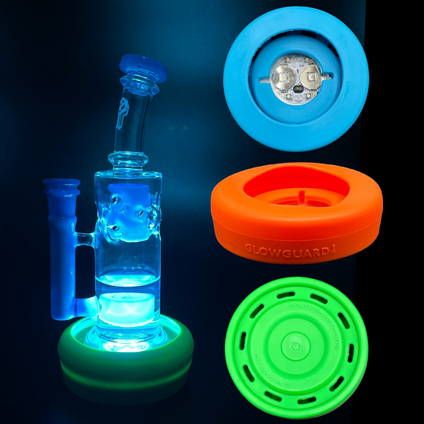 Bong Base Bumper Coin Battery 3in-4.25in Bases Silicone Fits Variety of Shapes - Headshop.com