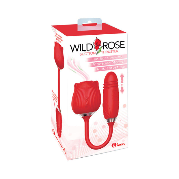 Wild Rose Suction Thruster Red - Headshop.com