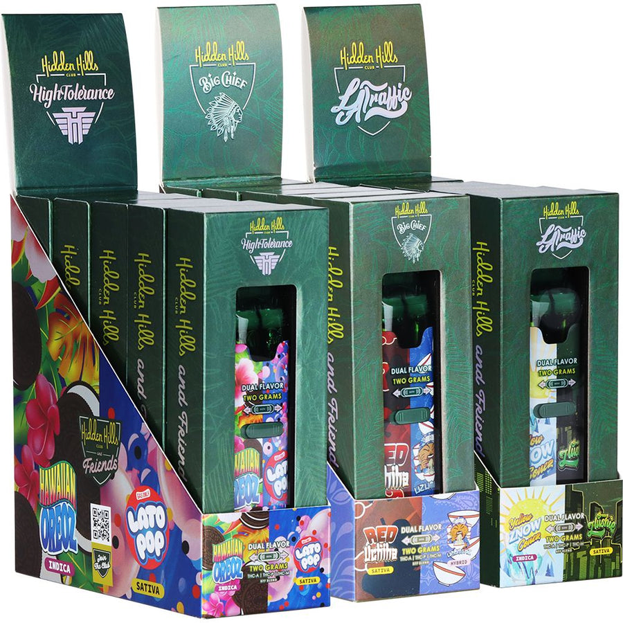 Hidden Hills Dual Device Disposable Vape | BFF Blend | 2g | 5ct - Headshop.com