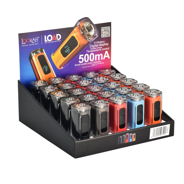 Lookah Load 510 VV Battery - 500mah / Asst Colors Lookah Load 510 VV Battery - 500mah / Asst Colors