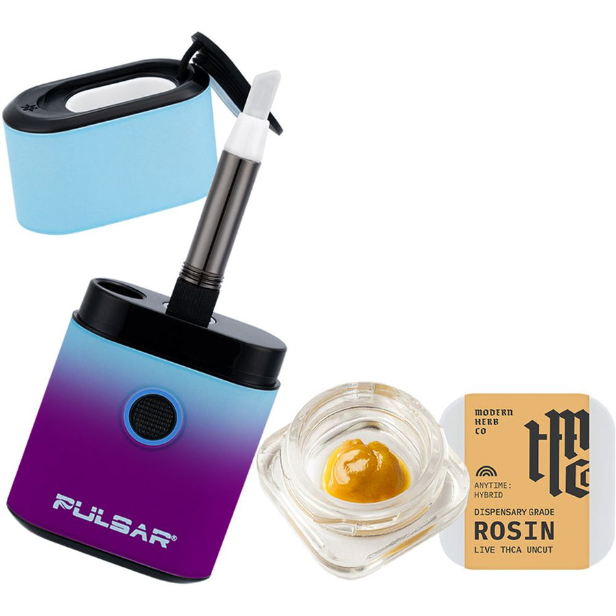 Pulsar Hot Knife Box w/ Modern Herb Co THCA Rosin Dabs Kit - 650mAh / 1g / Crystal Ball / Kosher Kush - Headshop.com