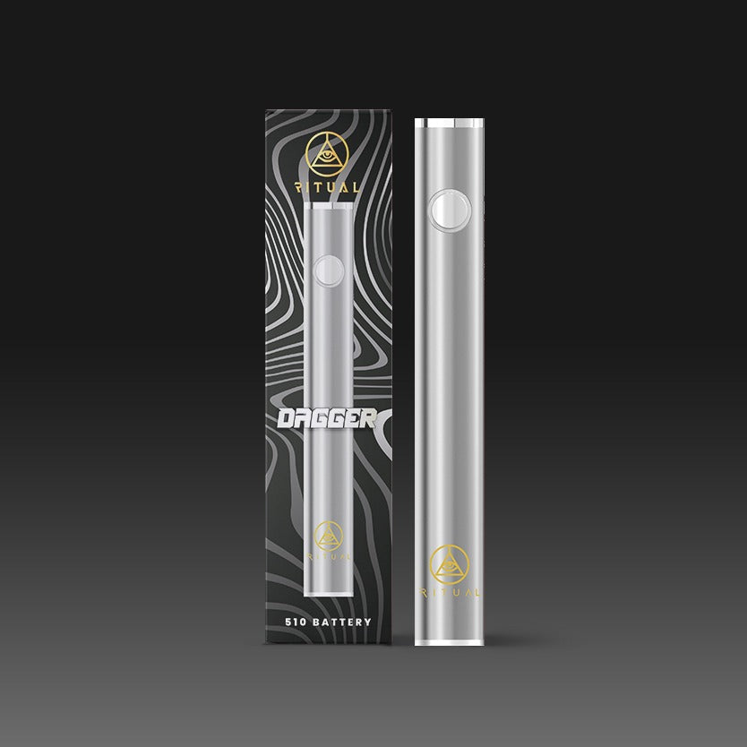 Ritual | Dagger 510 Variable Voltage Pen Battery - Silver - Headshop.com