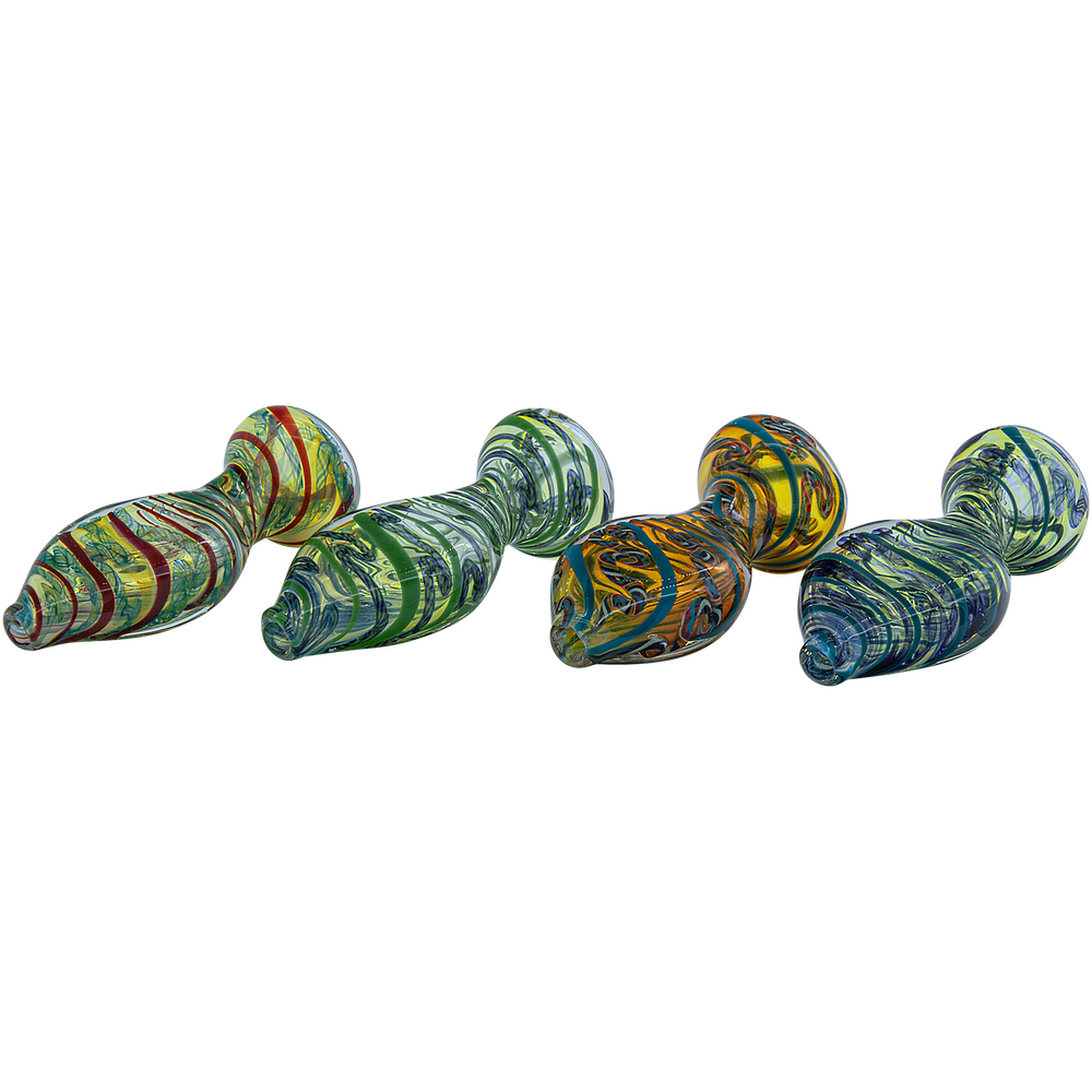 LA Pipes "Flat Belly" Inside-Out Chillum - Headshop.com
