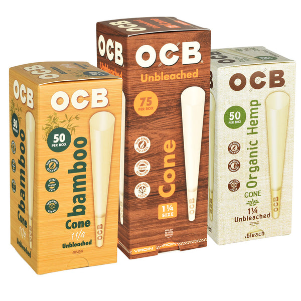 OCB Pre-Rolled Cones Mini Tower | 1 1/4 OCB Pre-Rolled Cones Mini Tower | 1 1/4