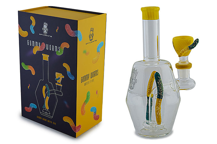 Space King Gummy Worms Water Pipe - Headshop.com