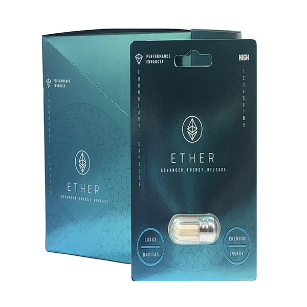 Ether Male Enhancement Pill 1ct 24pc Display Ether Male Enhancement Pill 1ct 24pc Display