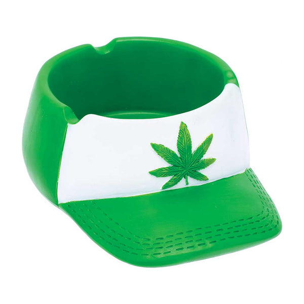 GREEN LEAF SNAPBACK HAT ASHTRAY GREEN LEAF SNAPBACK HAT ASHTRAY