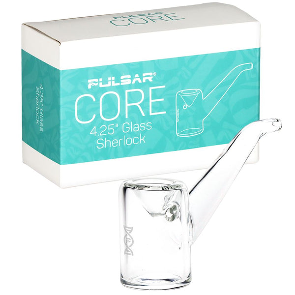 Pulsar CORE Sherlock Glass Hand Pipe - 4.25" Pulsar CORE Sherlock Glass Hand Pipe - 4.25"
