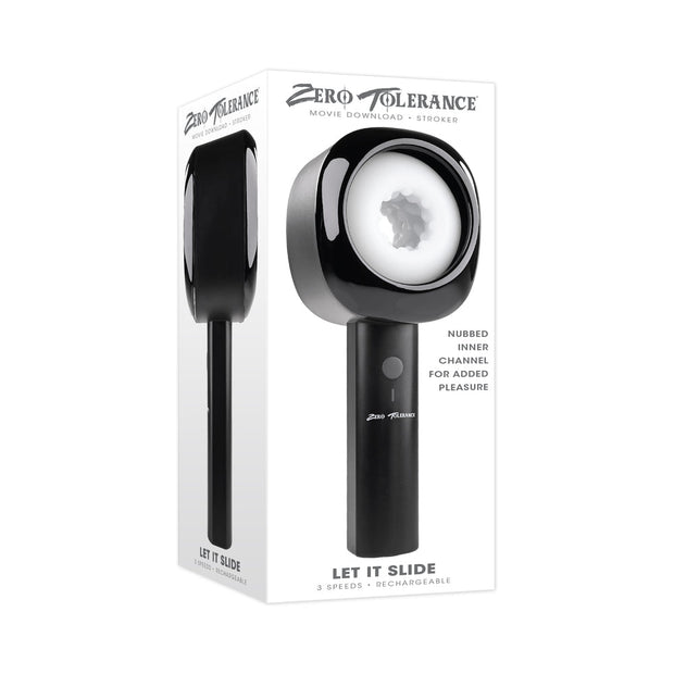 Zero Tolerance Let It Slide Rechargeable Stroker Black - Headshop.com